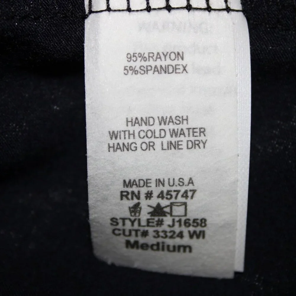 S Twelve $59 Sz M Navy Blue Gunmetal Studded Shoulders Collared Rayon Wrap - Picture 8 of 16